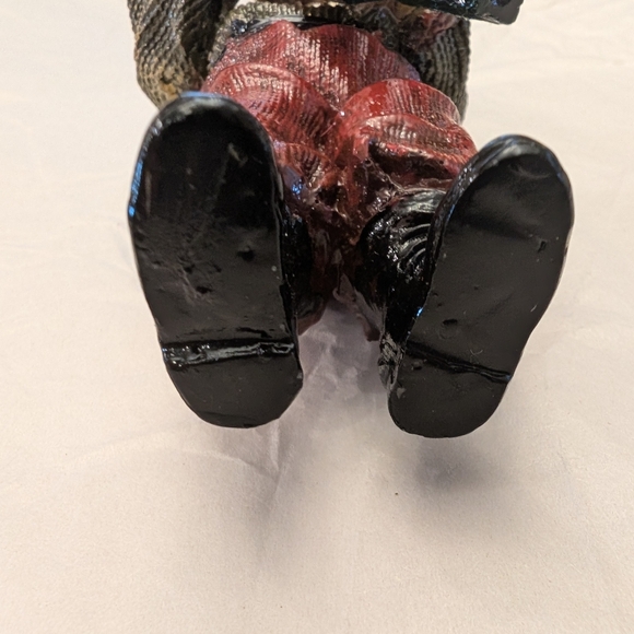 Vintage Rabbit Snow Skiing Christmas Ornament Resin 5" Collectable Gift - Picture 7 of 10